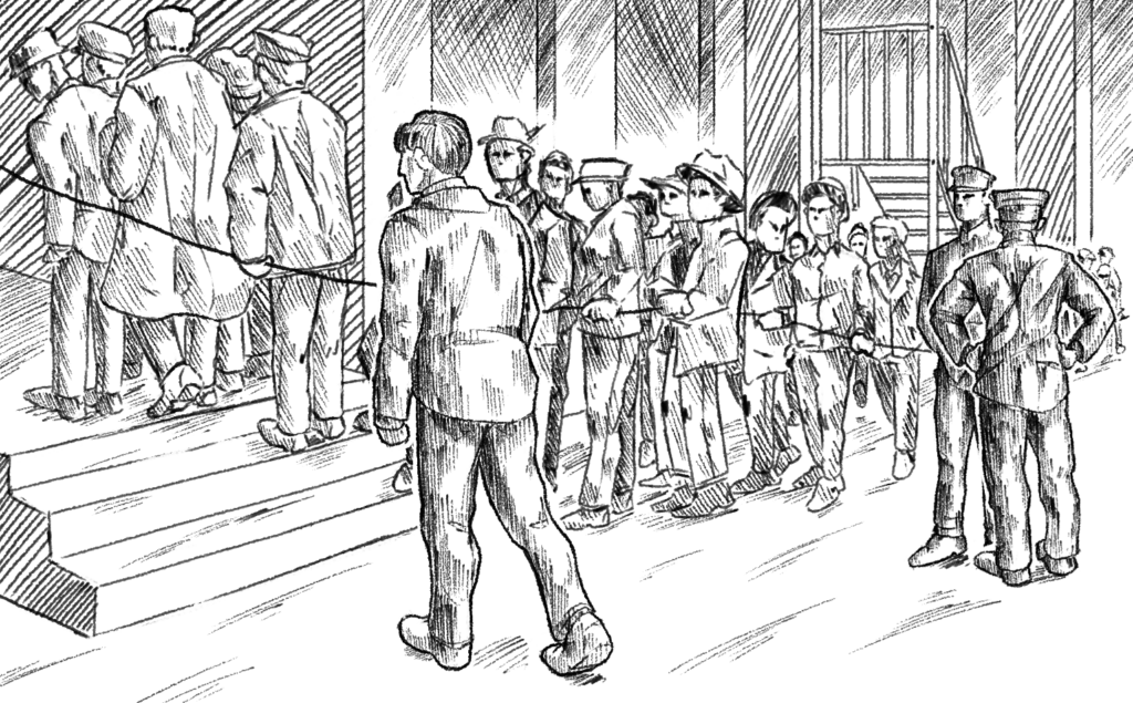 Drawing of segregated line