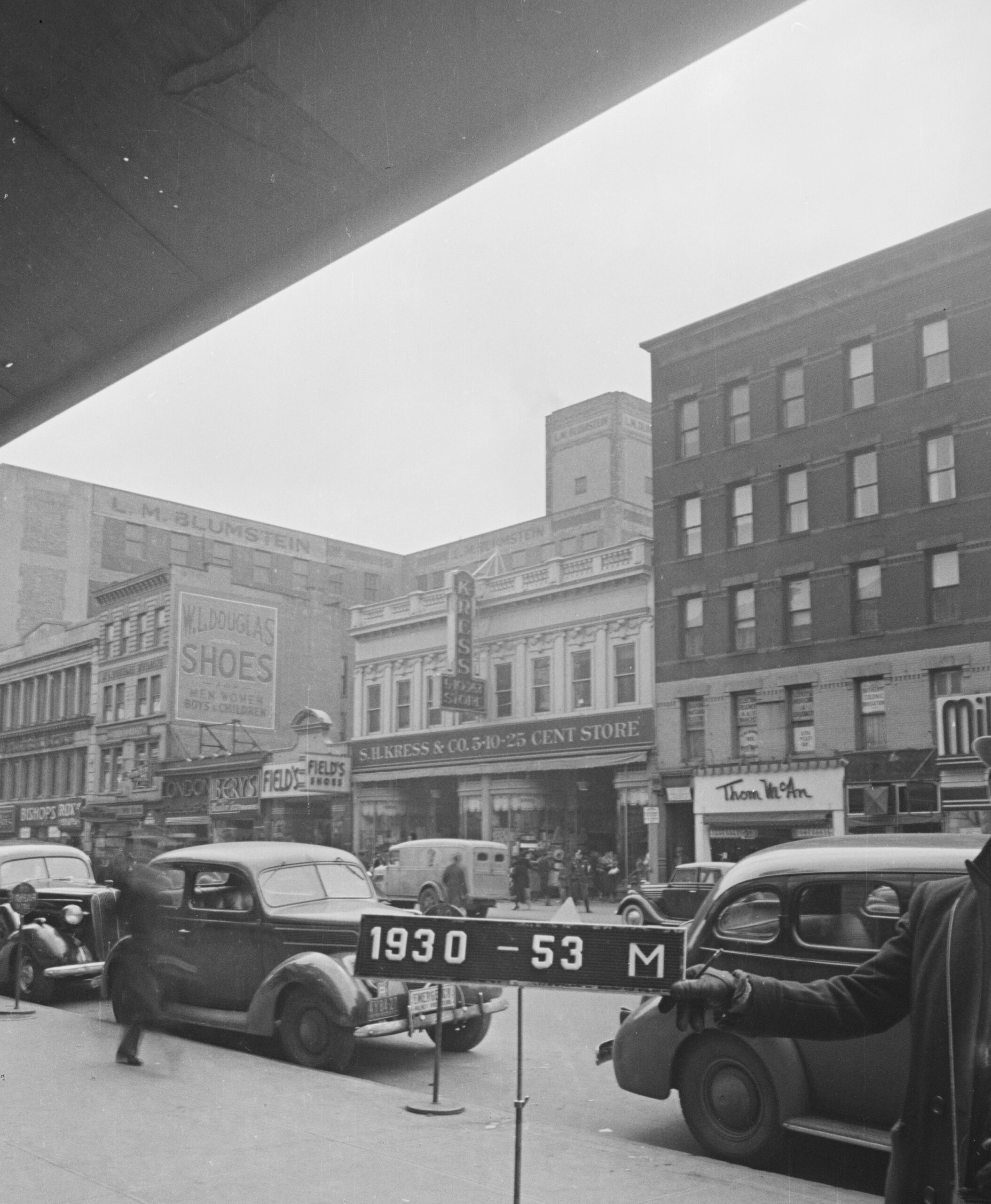 S.H. Kress & Co. 256 West 125 Street, 1939. NYC Municipal Archives.